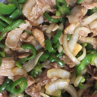 焼肉のたれで青椒肉絲